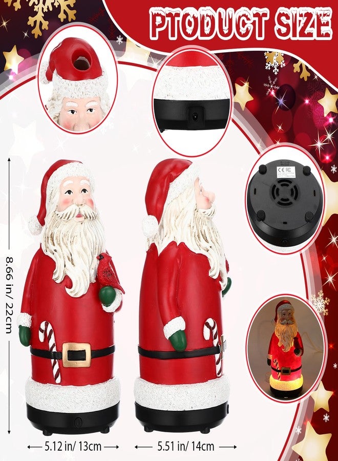 Copkim Christmas Essential Oil Diffuser Gifts Ceramic Santa Claus Diffuser Small 80 ml Winter Holiday USB Charging Humidifier for Xmas Home Office Decorations Aromatherapy Gift - Image 2
